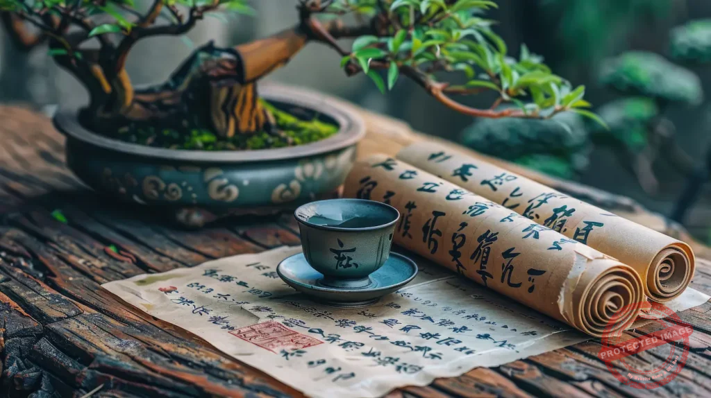 vue-d-un-ancien-rouleau-de-papier-pour-l-ecriture-et-la-documentation habitat sain-nettoyage-energetique-geobiologie-geobiologue-lyon-feng shui-hikaso-bellecour-lyon 2-69002